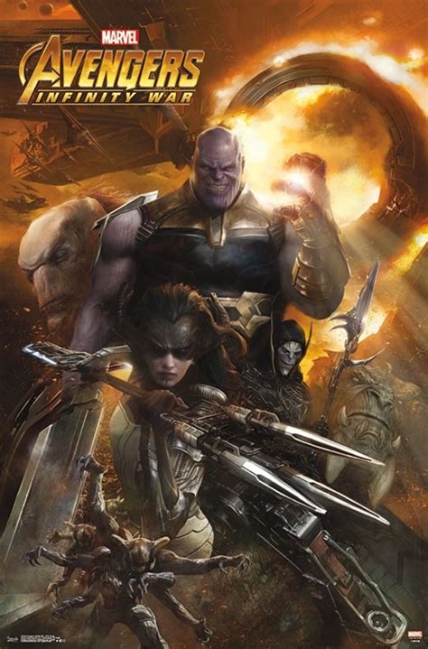 Novo P Ster Promocional De Vingadores Guerra Infinita Mostra Thanos E