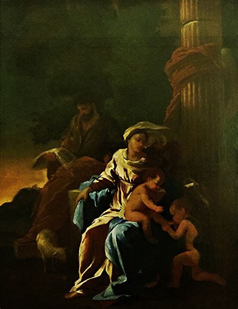 Nicolas Poussin La Sainte Famille Et Saint Jean Baptiste Flickr