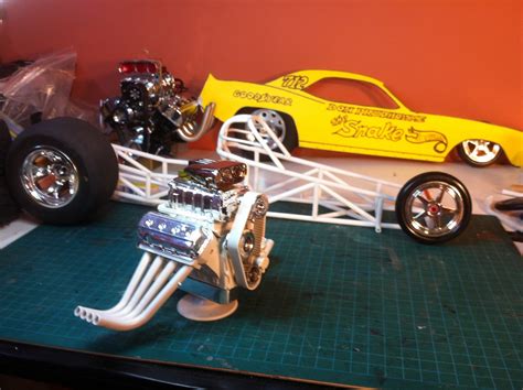 Which roughly paints the picture of a scale model car collector's meet. Scratch building 2 , 1/8 scale funny cars - WIP: Drag ...
