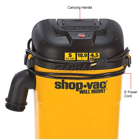 Shop Vac 3942000 5 Gallon Hang Up Wet And Dry Vacuum Wet Dry Vacuum