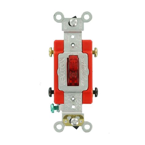 Jjv | posted in energy, heating & insulation on september 13, 2004 07:38am. Leviton Light Toggle Switch Industrial Grade Heavy Duty Double Pole Pilot Red 78477241127 | eBay