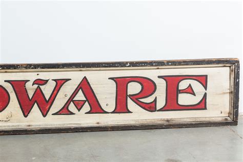 Vintage General Store Hardware Sign At 1stdibs