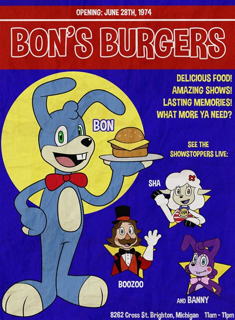 Bons Burgers Poster 1974 By Gamerboy123456 On Deviantart
