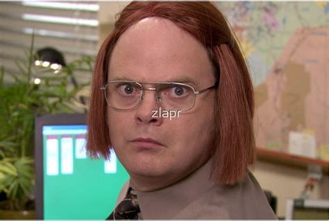 Dwight Schrute Meredith Palmer By Zlapr Redbubble
