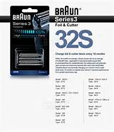 Braun 340s 4 Replacement Foil And Cutter Pictures