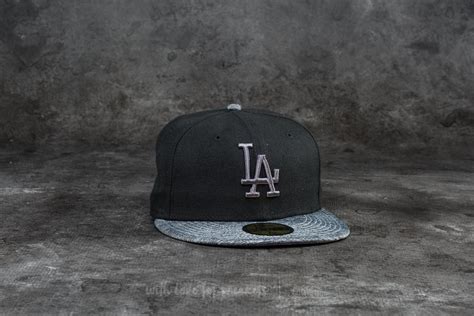 Cap New Era 59fifty Grey Collection Los Angeles Dodgers Cap
