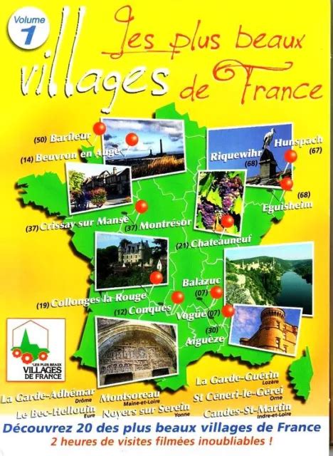 LES PLUS BEAUX Villages De France Volume 1 2 3 3 DVD Neuf EUR