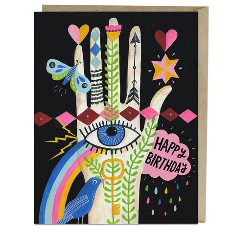 Tüm öğretmenlerimizin 24 kasım happy card i̇le 75 tl ve üzeri kırtasiye, giyim ve elektronik eşya harcamalarınıza %10 esktre. Happy Birthday Hand Rainbow Card - Lisa Congdon