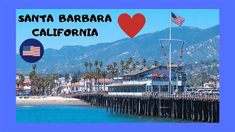 Santa Barbaras Beautiful Pier 😲 Stearns Wharf In California Usa