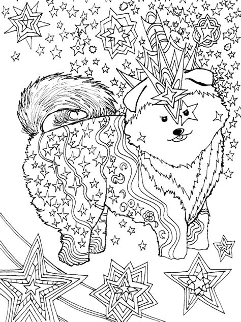 Doggy Dreamers Relaxing Art Therapy Dog Adult Coloring Book By Daniel