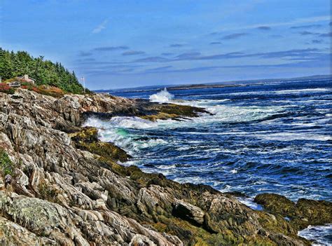 Rocky Coast Of Maine Lands End Bailey Island Maine Pres Flickr