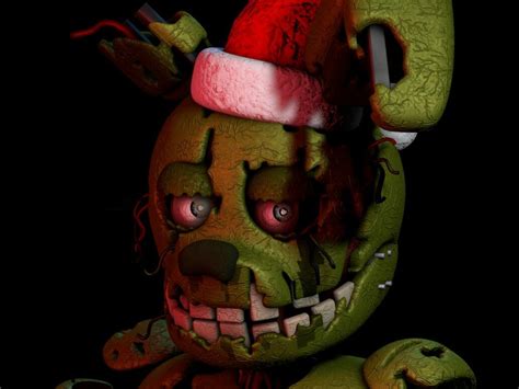 Springtraps Holiday Card He Gave Us Last Year Hes Looks So Cute