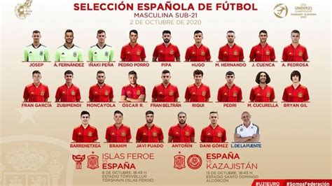 España sub 21 vs croacia sub 21. Brahim y Antoñín, con España sub 21