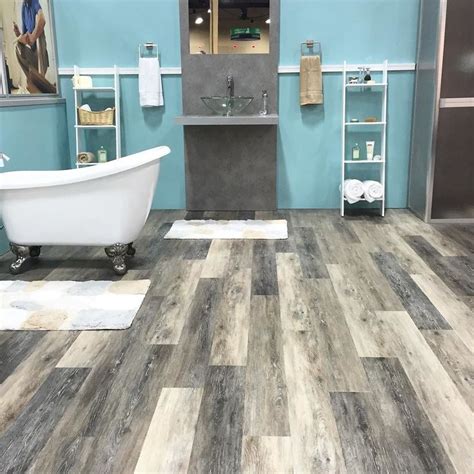 In fact, the lifeproof lvp floors look the closest to hardwood flooring with a decorous wood grain pattern due to the deep embossment. Corona hardwood Inc on Instagram: "Your bathroom is ...