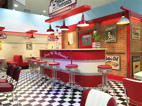 American Diner Style Electronica Munich American Diner Diner Decor