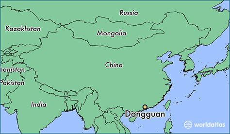 Dongguan Shenzhen Map