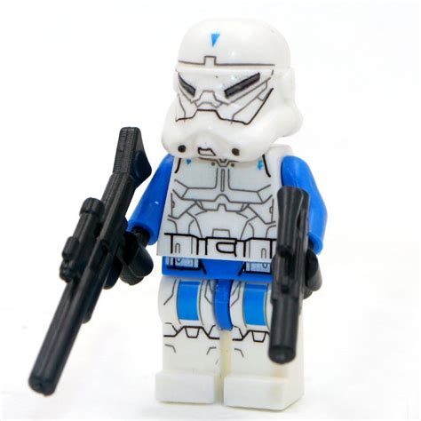 Blue Hand Stormtrooper Lego Star Wars Minifigure Block Toys