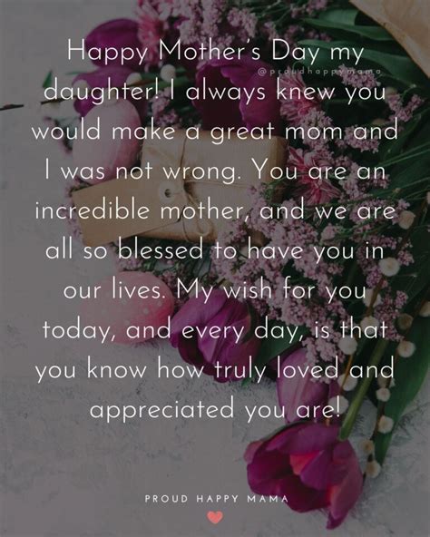 50 Happy Mothers Day To Daughter Quotes With Images