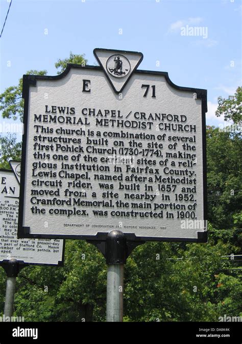 Lewis Chapel Cranford Memorial Methodist Church This Church Is A