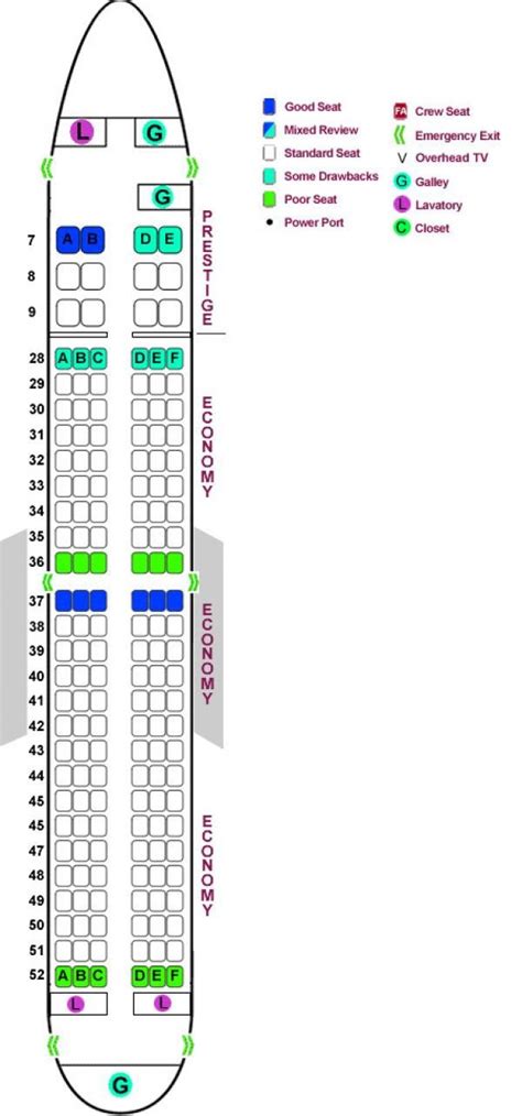 American Airlines Seat Chart Boeing 737 800