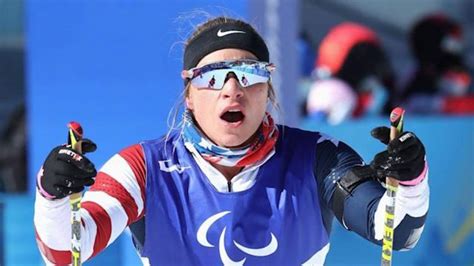 Ukraine Born Oksana Masters Wins Usas First Gold Of Beijing Winter Paralympics