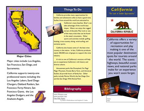 Travel Brochure Examples For Students Theveliger In Student Brochure
