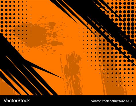 Orange Grunge Background And Texture Royalty Free Vector