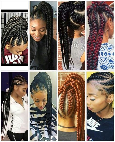 Big box braids styles we love. Follow me for more @QueenAlise👑 (With images) | Hair ...