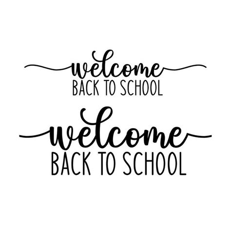 Welcome Back To School Svg Classroom Sign Svg Teacher Svg Inspire