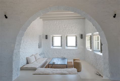 Greek decor style in white and blue at mykonos blue resort. Sterna Nisyros Residence - The Greek Foundation