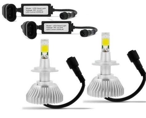 Kit Lampada Super Led Ford Ka Farol Alto Baixo Milha R