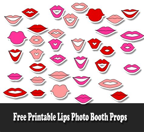Lips Template Printable