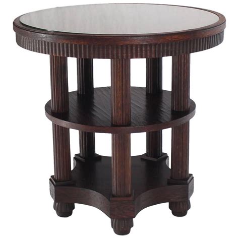 Check spelling or type a new query. Fluted Legs Round Center Pedestal Gueridon Table Art Deco ...