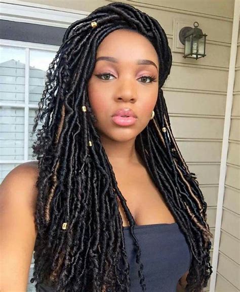 I Love These Goddess Locs Or Faux Locs This Could Be My Hairstyle