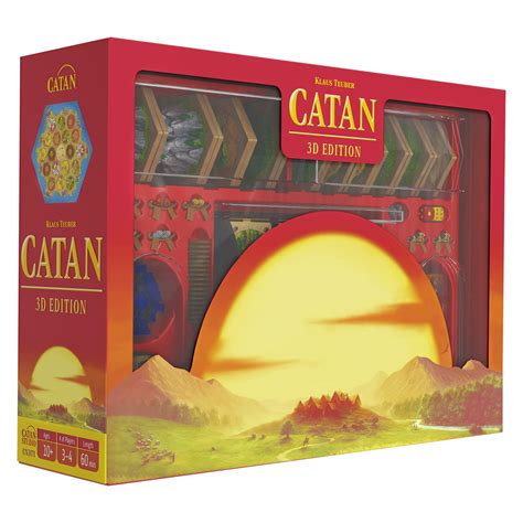 Catan Board Game Strategy Game With Immersive 3d Tiles Adventure
