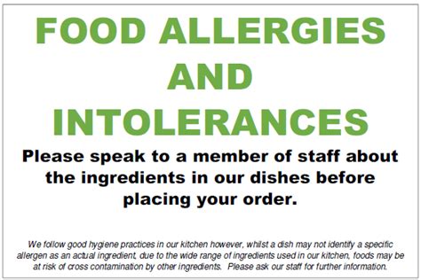 Food Allergen Management Control And Communication