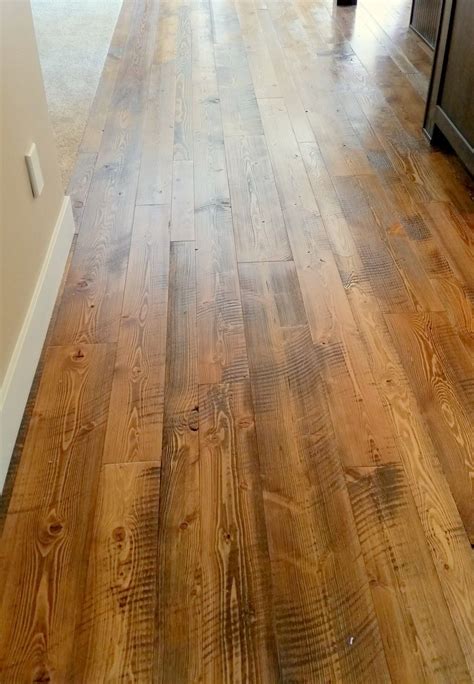 Nice Example Of Our Random Width Doug Fir Flooring Featured Here In