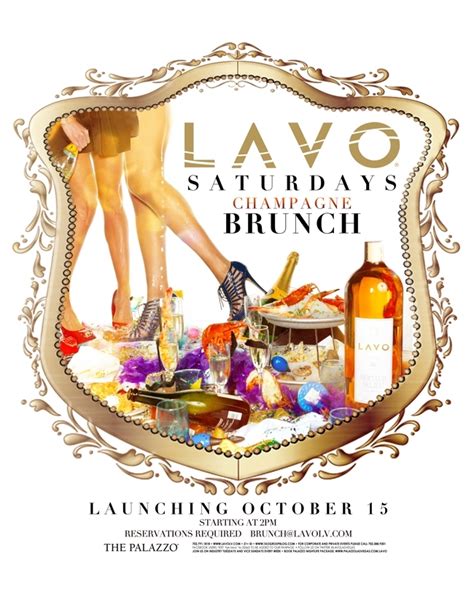 lavo launches saturday champagne brunch oct 15