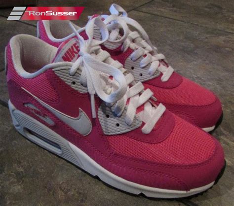 Nike Air Max 90 Hot Pink Athletic Shoes Sneakers Size 55y New