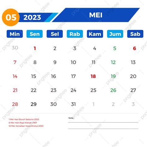 Gambar Kalender Mei 2023 Lengkap Dengan Tanggal Merah Kalender Mei