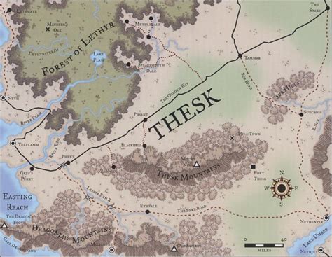 Luskan Map Forgotten Realms Cartography