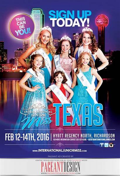 Miss Texas Flyer Pageant Template Touch Flyers