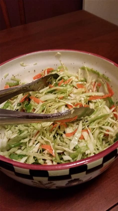 The sugar needs to dissolve and the flavors marry before this makes a really good vinegar slaw. Best 25+ Vinegar coleslaw dressing ideas on Pinterest ...