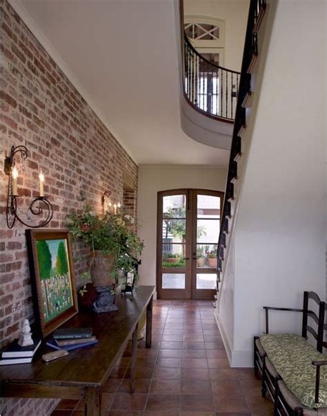 Bricks will absorb moisture from the interior of a home and they need to be able to expel that moisture; 16 Fascinating Ideas To Style Your Entryway With Brick Walls