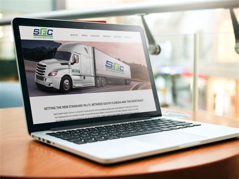 Specialized Freight Carriers Responsive Website Design
