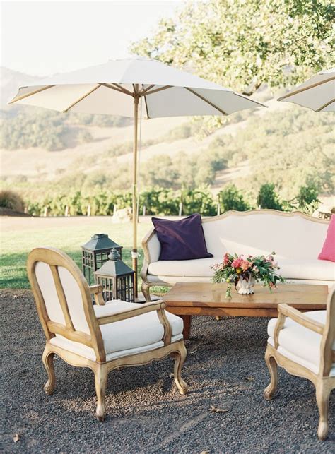 A Wedding Every Color Loving Bride Needs To See Outdoor Seating Areas