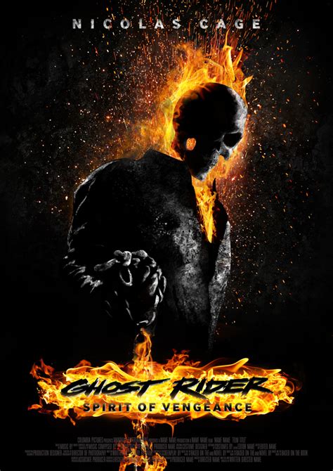 Ghost Rider Spirit Of Vengeance Fan Made Poster Art — Geektyrant