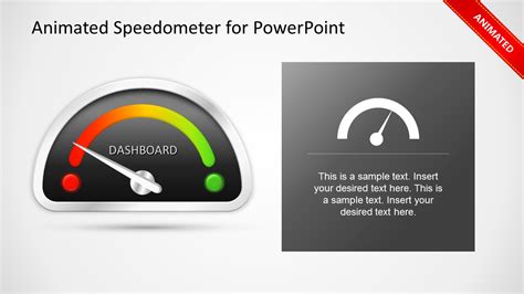 Animated Dashboard Speedometer Template For Powerpoint Slidemodel