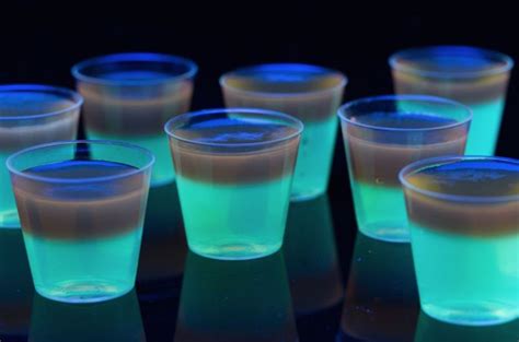Glowing Jell O Shots Recipe Glow Party Ideas