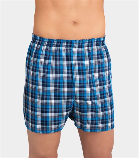 Fruit Of The Loom Men S Tartan Plaids Boxer Shorts Pack Walmart Canada